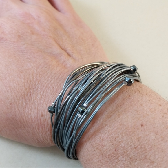Silpada Jewelry - Silpada Sterling Silver Multi-Strand Bracelet with Black Accents